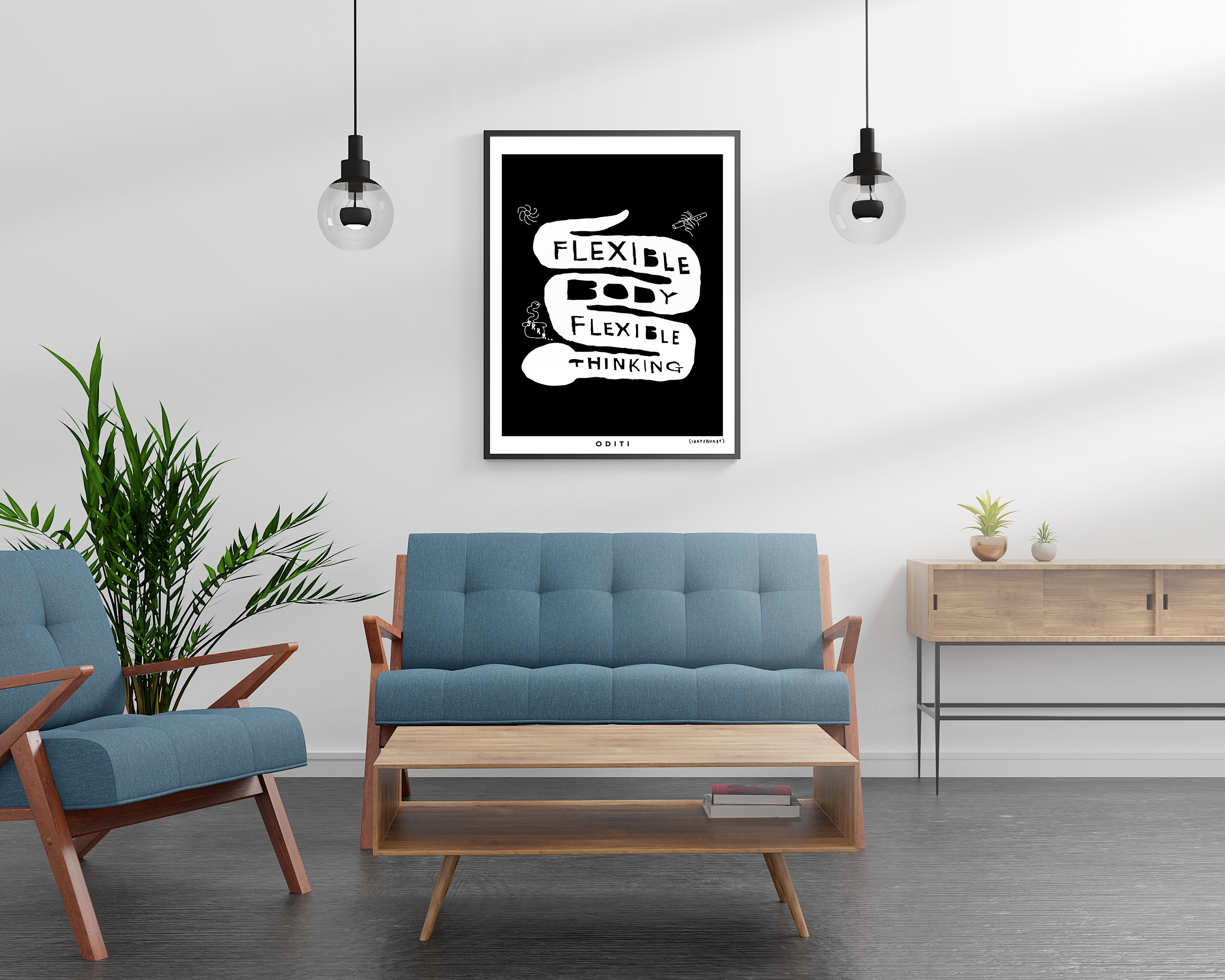 Flexible Body Flexible Thinking (Black)