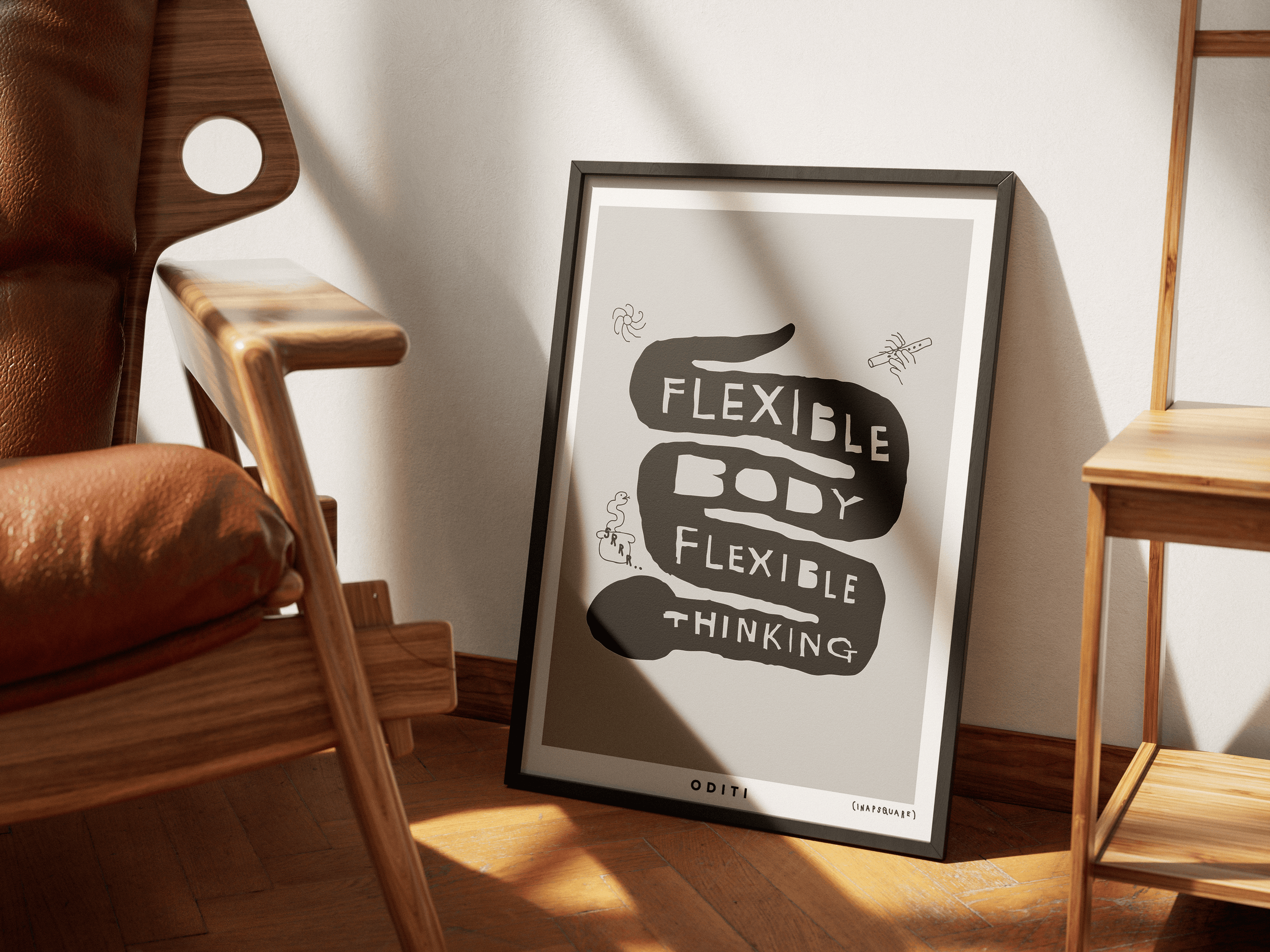 Flexible Body Flexible Thinking (Grey)