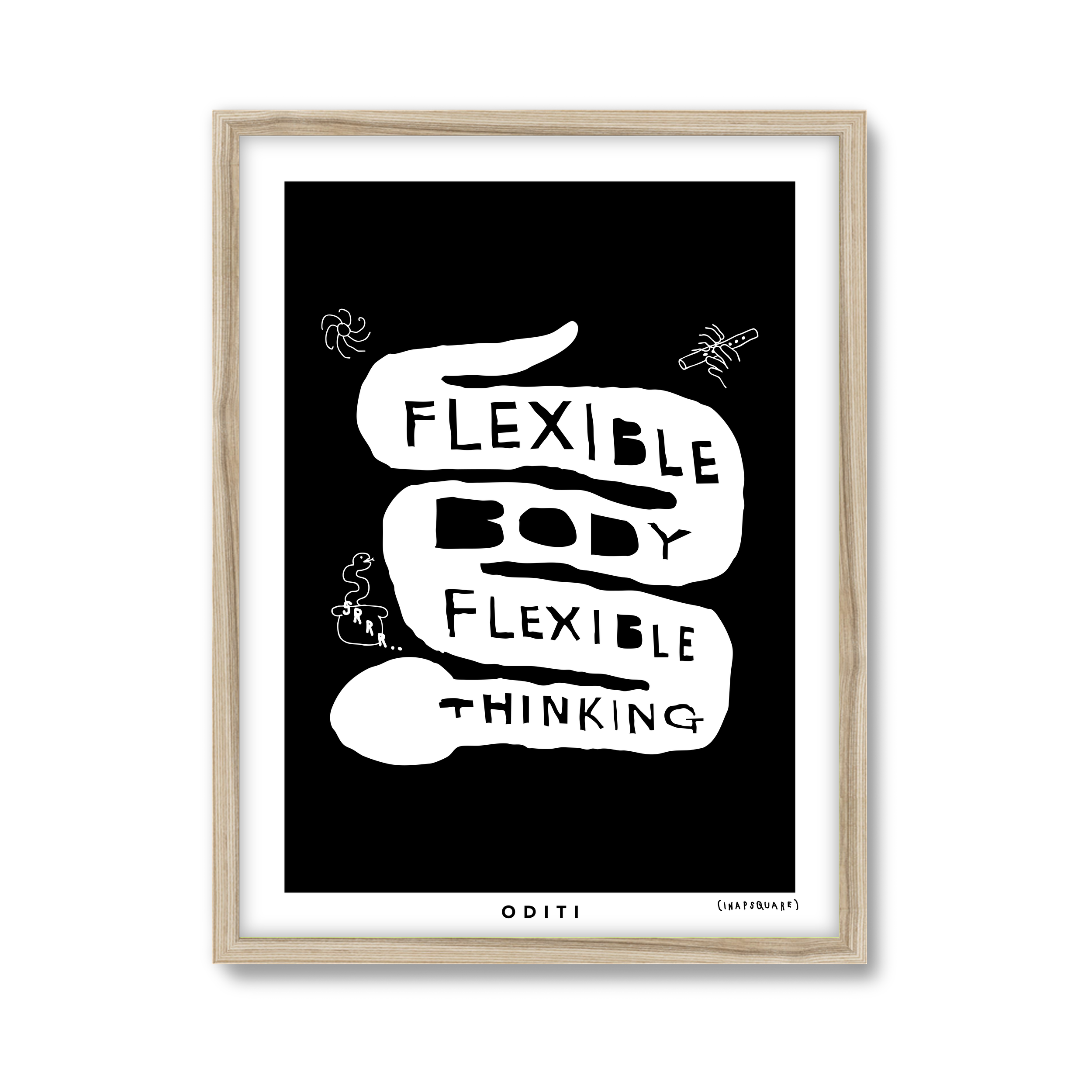 Flexible Body Flexible Thinking (Black)
