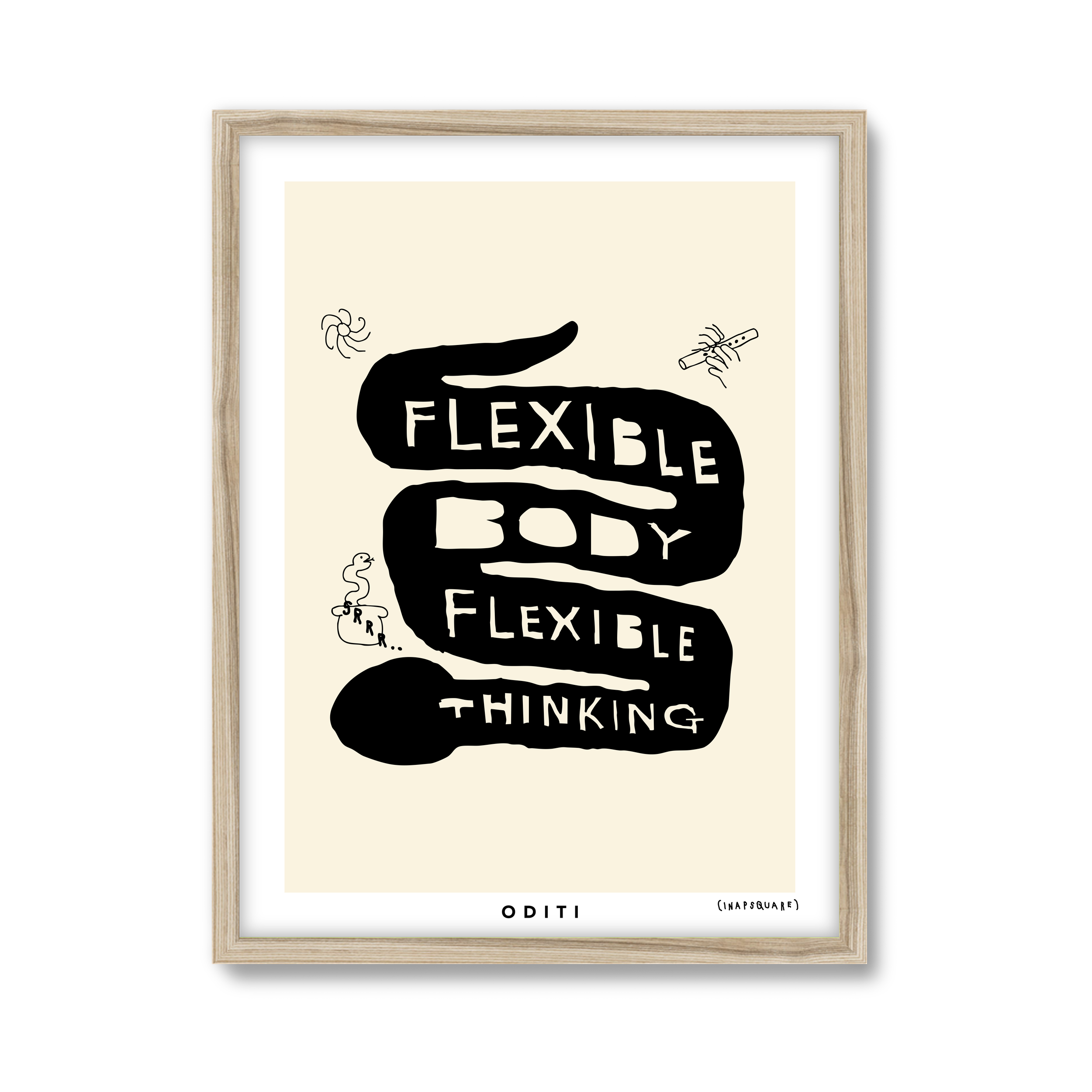 Flexible Body Flexible Thinking (Cream)