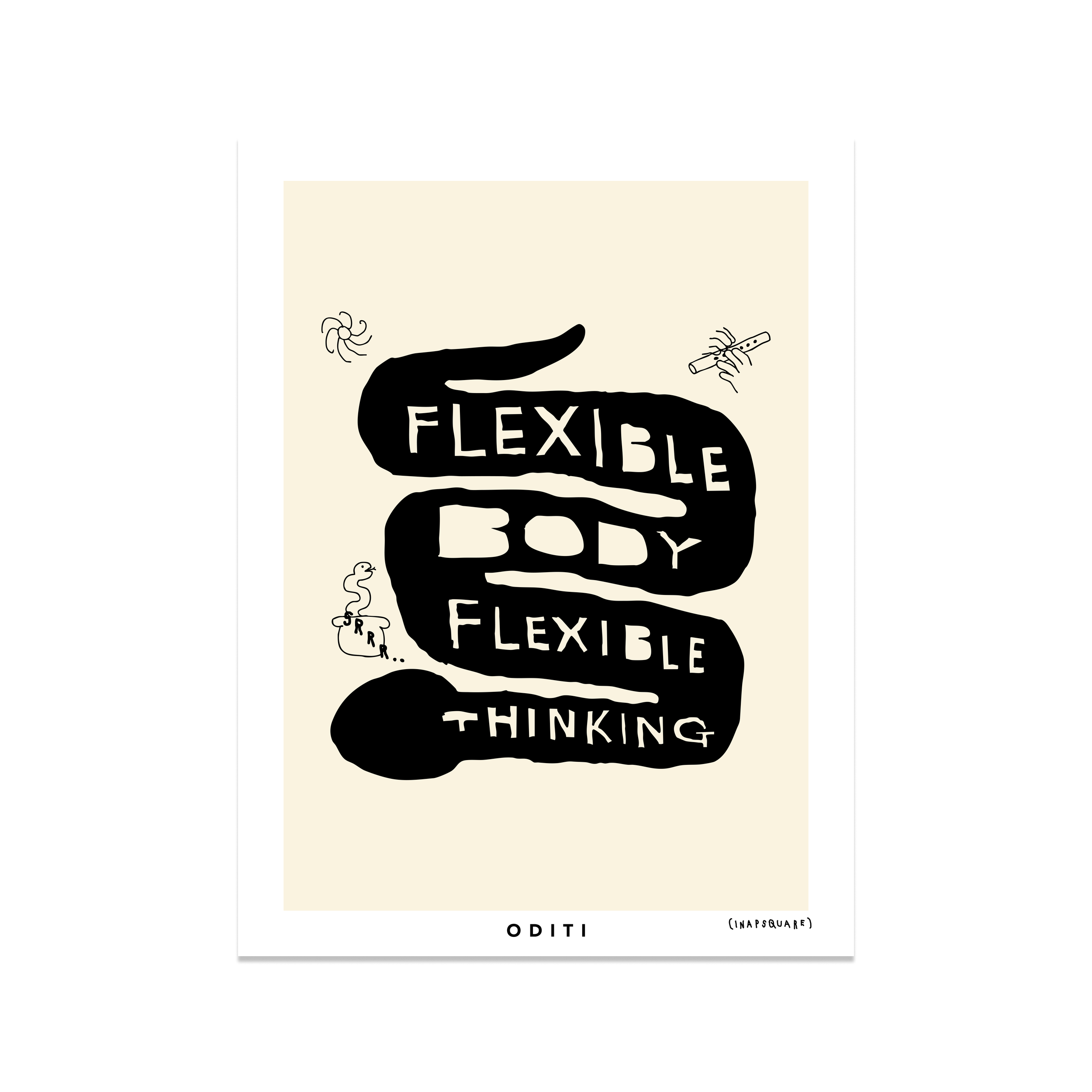 Flexible Body Flexible Thinking (Cream)