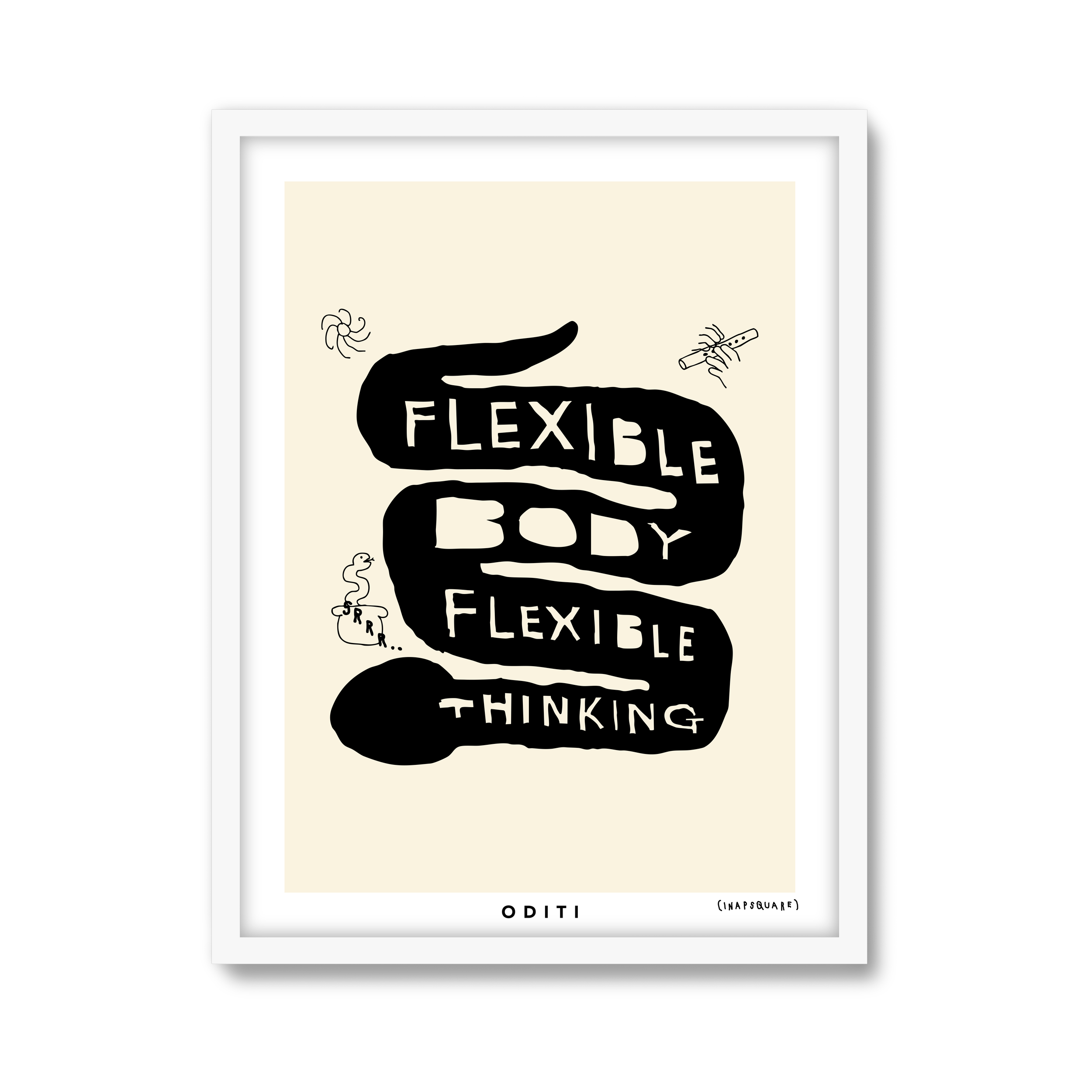 Flexible Body Flexible Thinking (Cream)