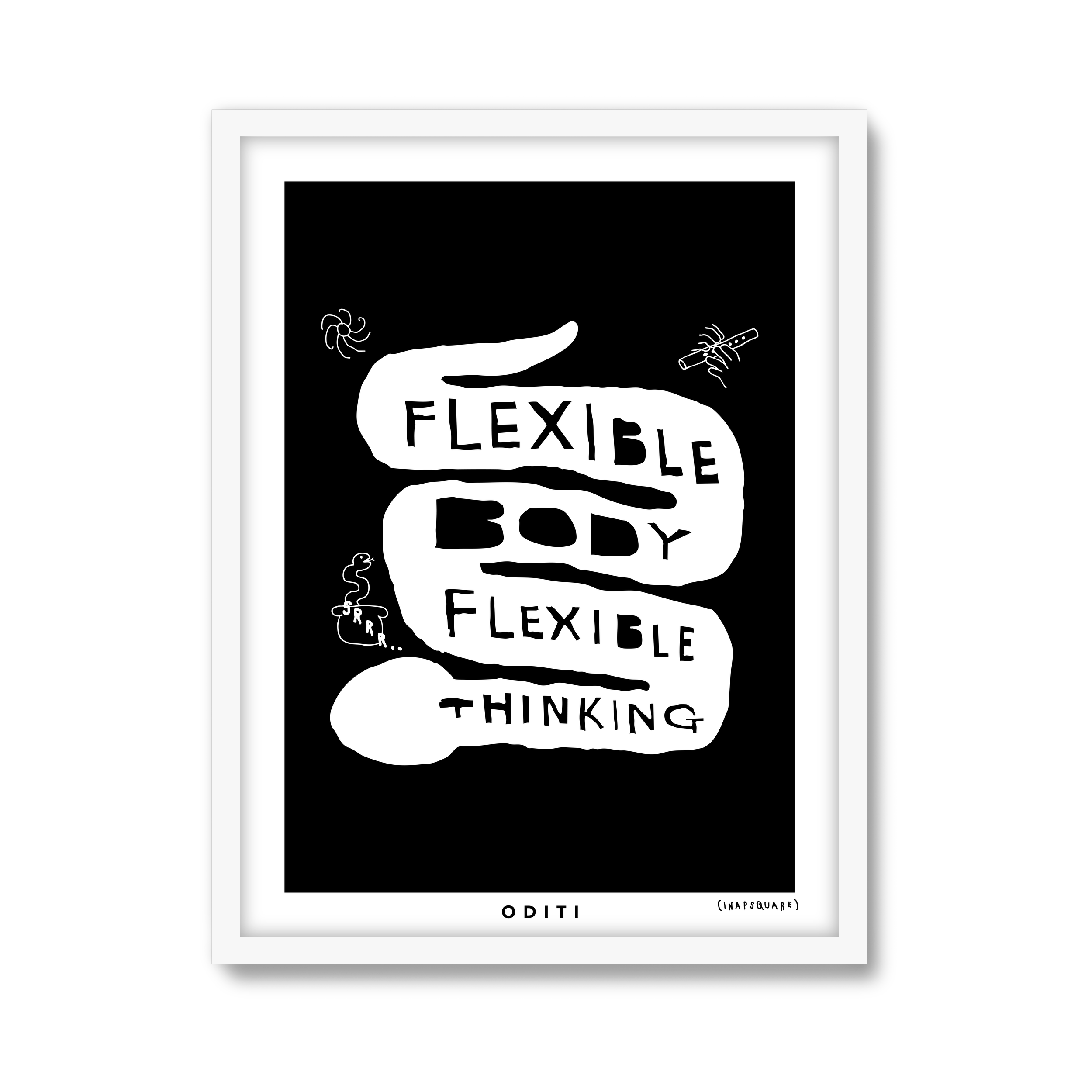 Flexible Body Flexible Thinking (Black)