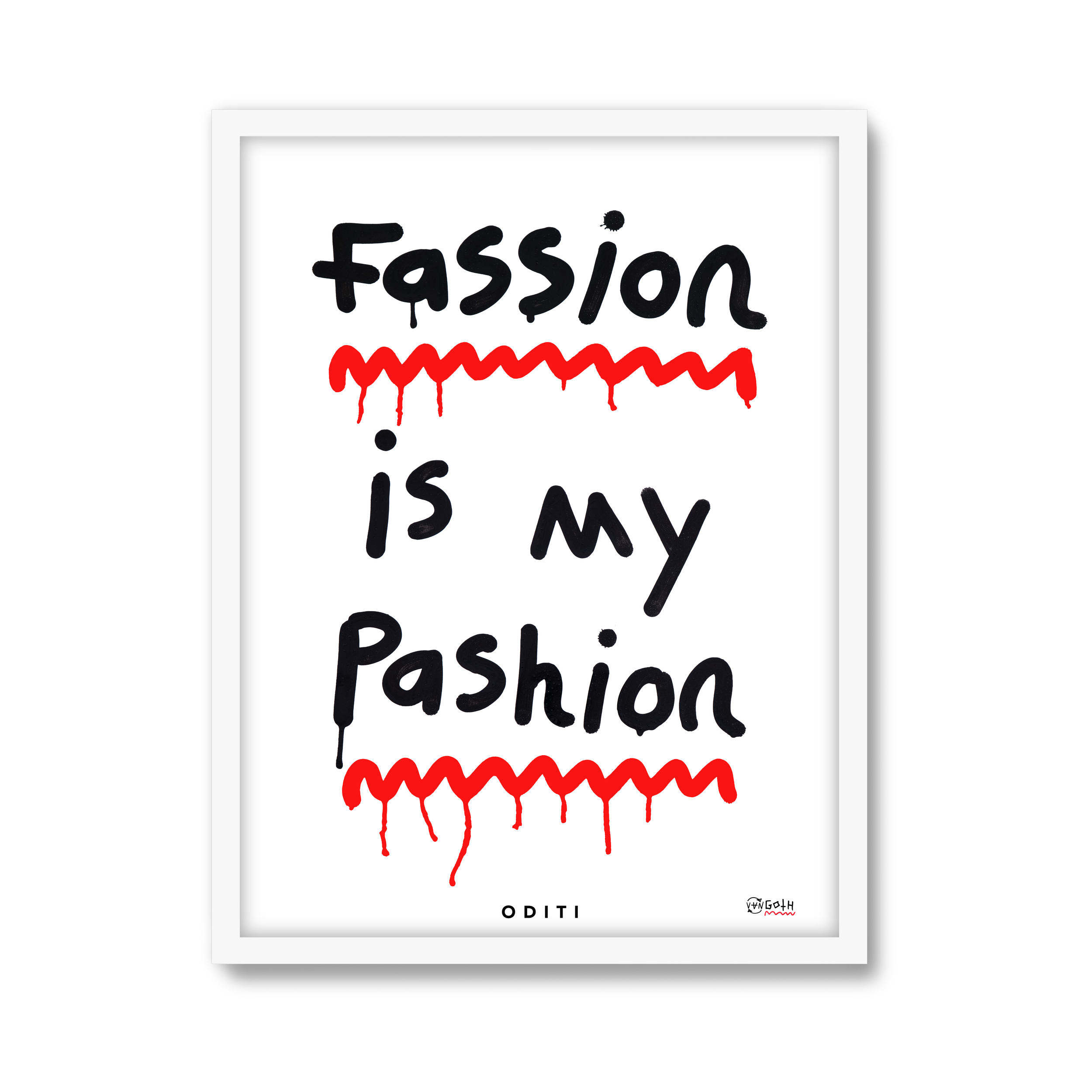 Fassion is my Pashion (White)