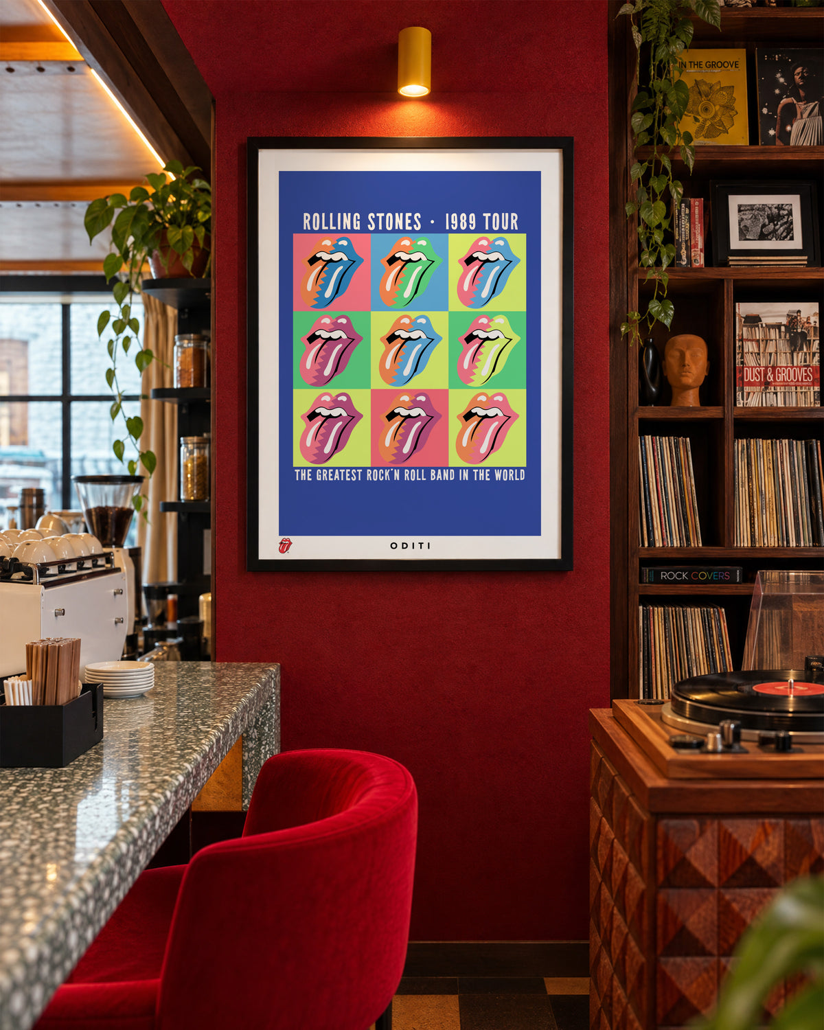 1989 Tour — The Rolling Stones Art Print