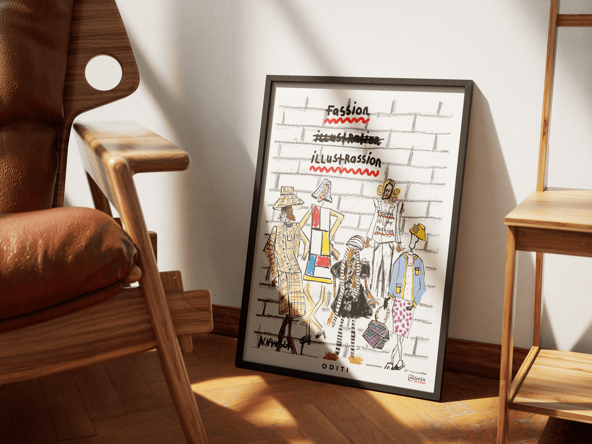 Fassion Illustrations by Navinder Nangla — Limited Edition Print