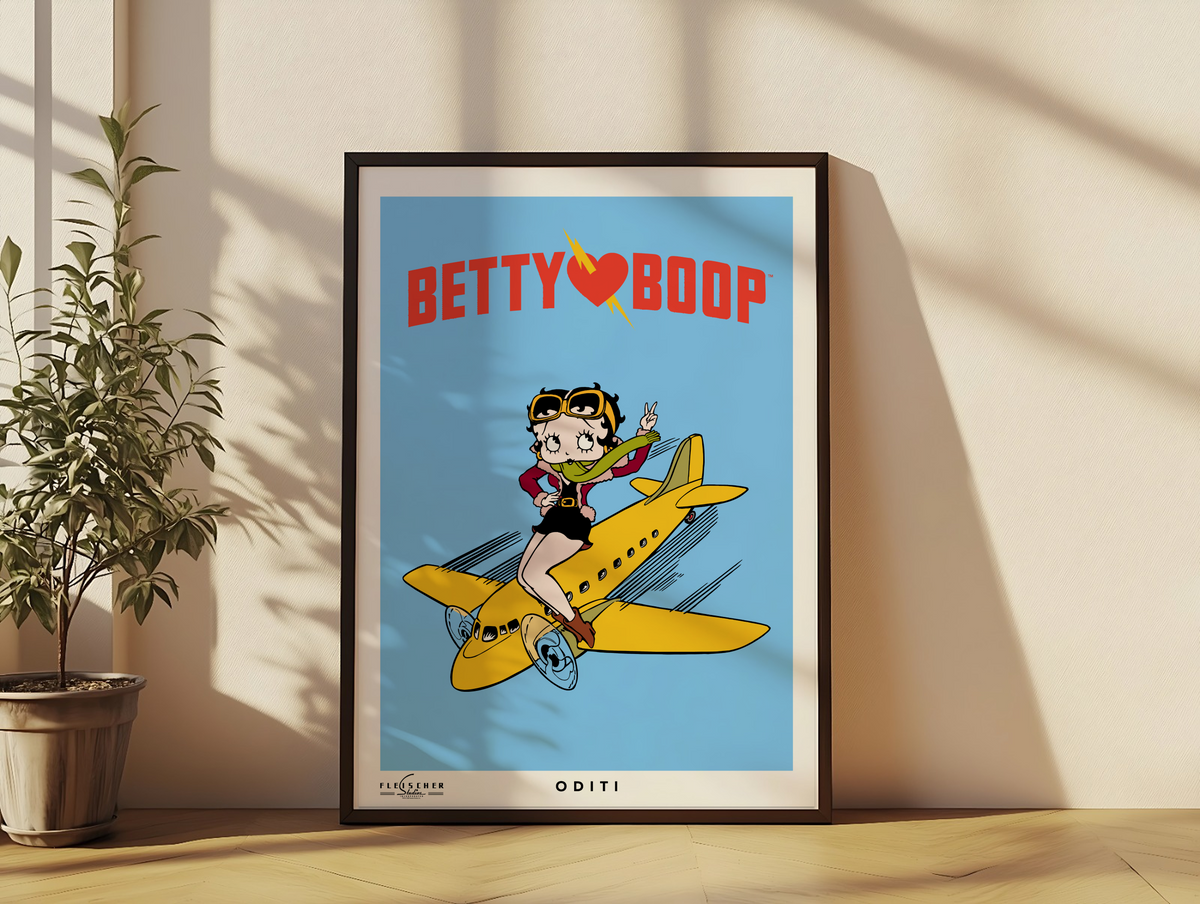 Betty In Flight — Limited Edition Print