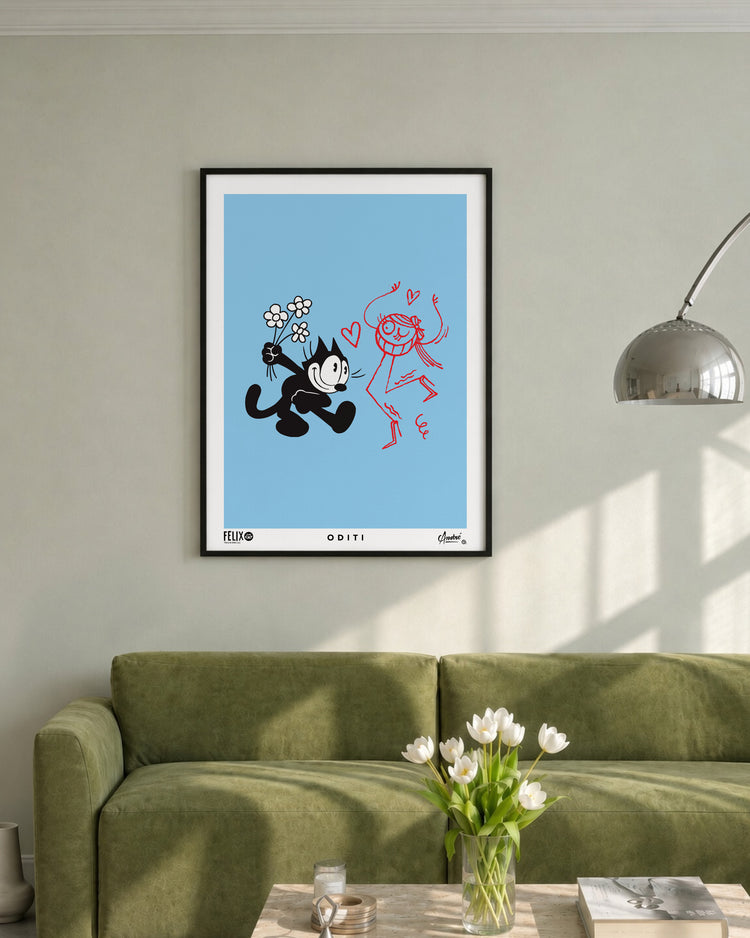 Andre & Felix I (Blue) by André Saraiva — Limited Edition Print