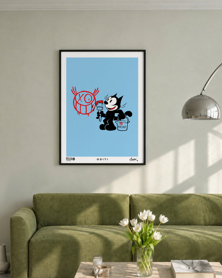 Andre & Felix II (Blue) by André Saraiva — Limited Edition Print