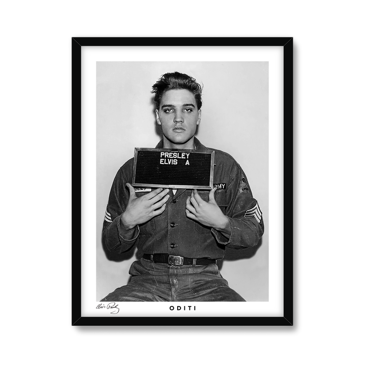 In Service — Elvis Presley Limited Edition Print