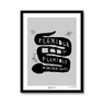 Flexible Body Flexible Thinking (Grey)