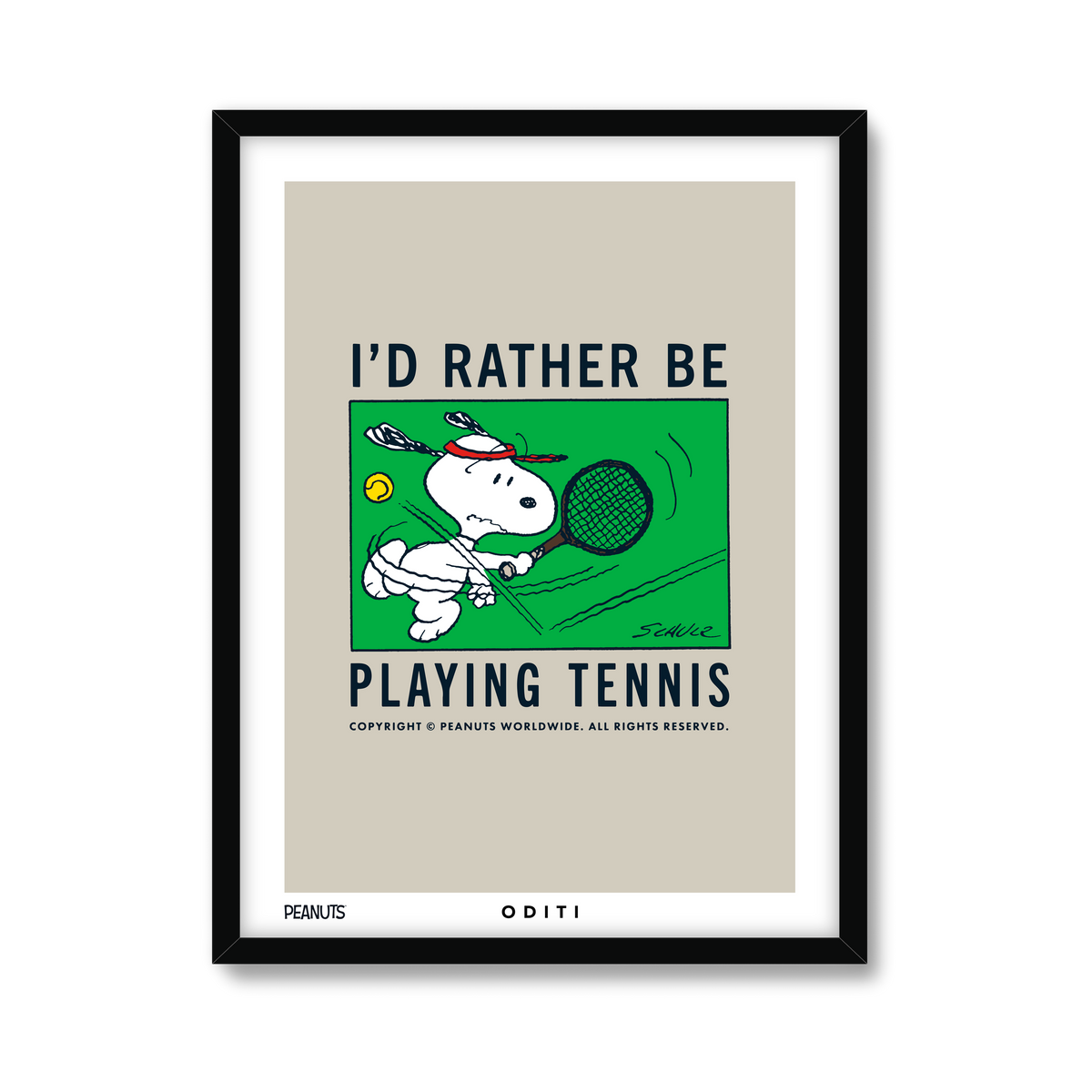 I'd Rather Be Playing Tennis