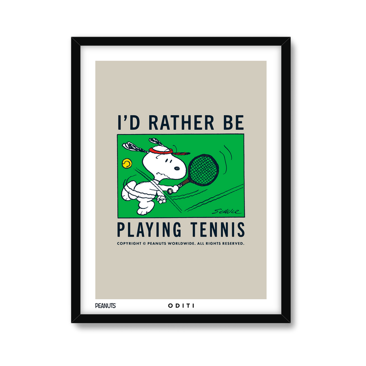 I'd Rather Be Playing Tennis