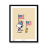 Flag Waving — Peanuts Limited Edition Print