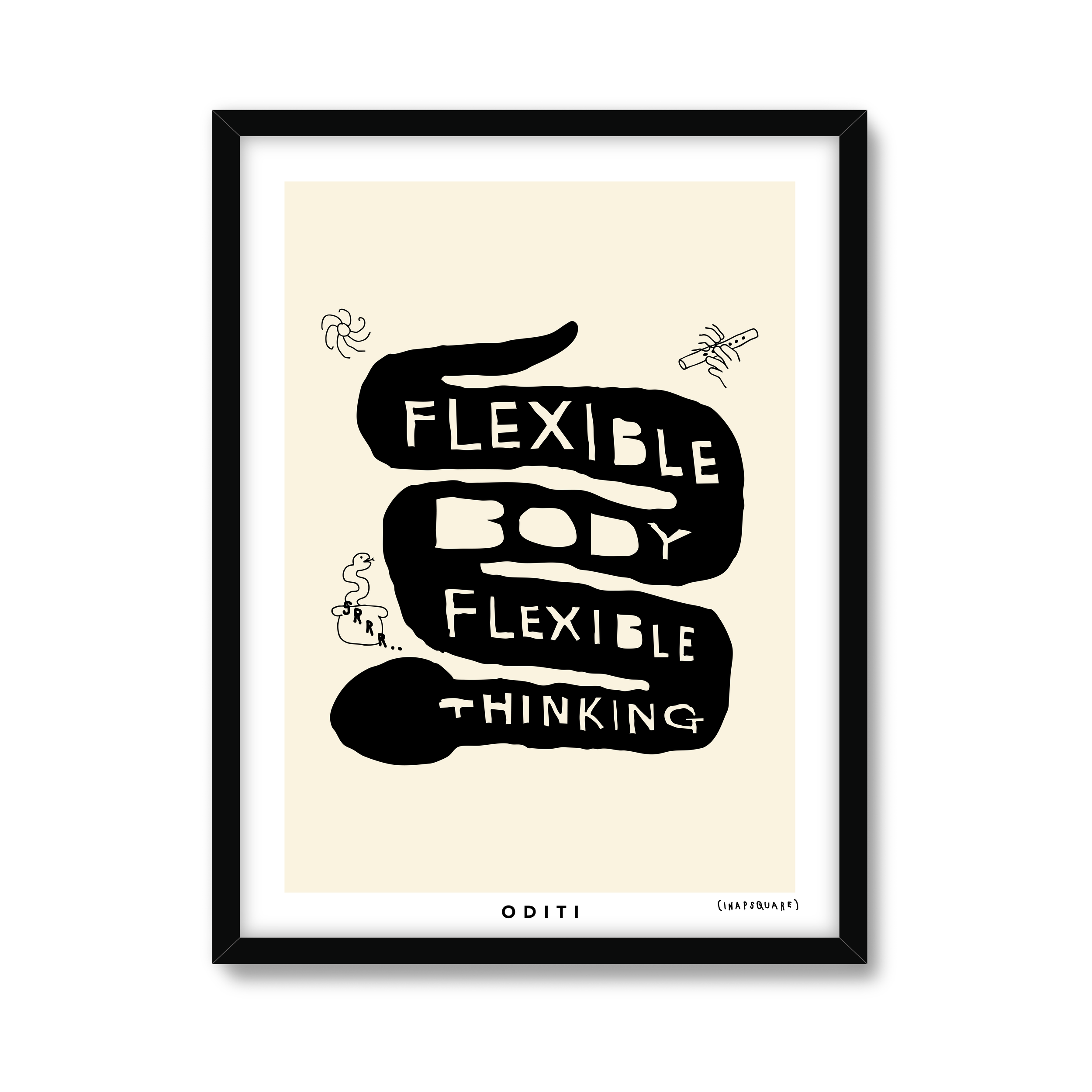 Flexible Body Flexible Thinking (Cream)