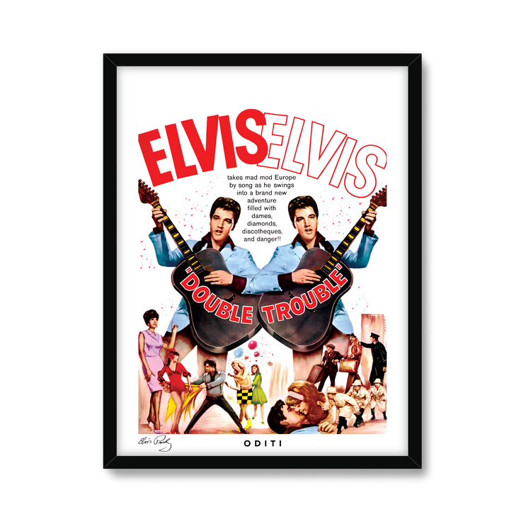 Double Trouble — Elvis Presley Limited Edition Print
