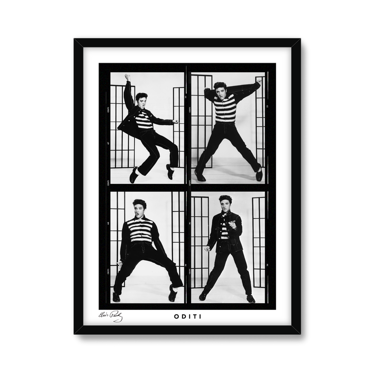 Dancing Proof Sheet — Elvis Presley Limited Edition Print