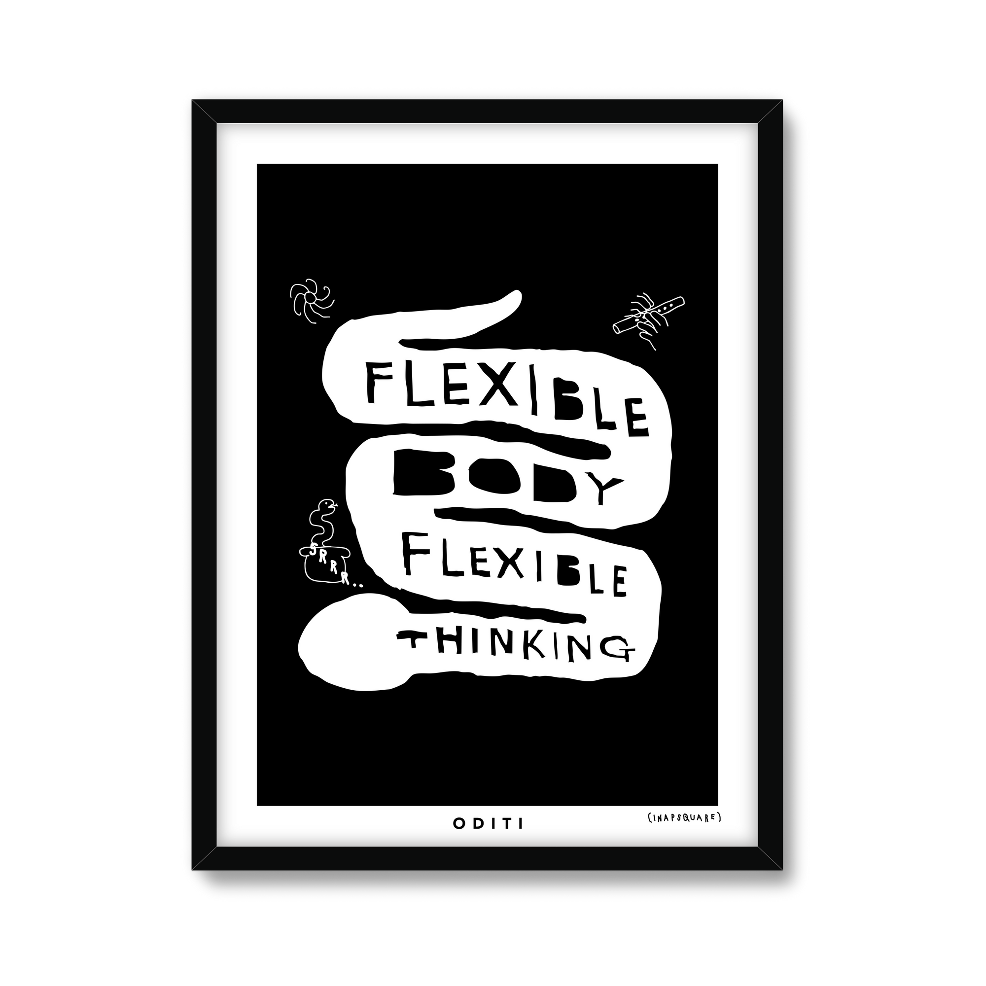 Flexible Body Flexible Thinking (Black)