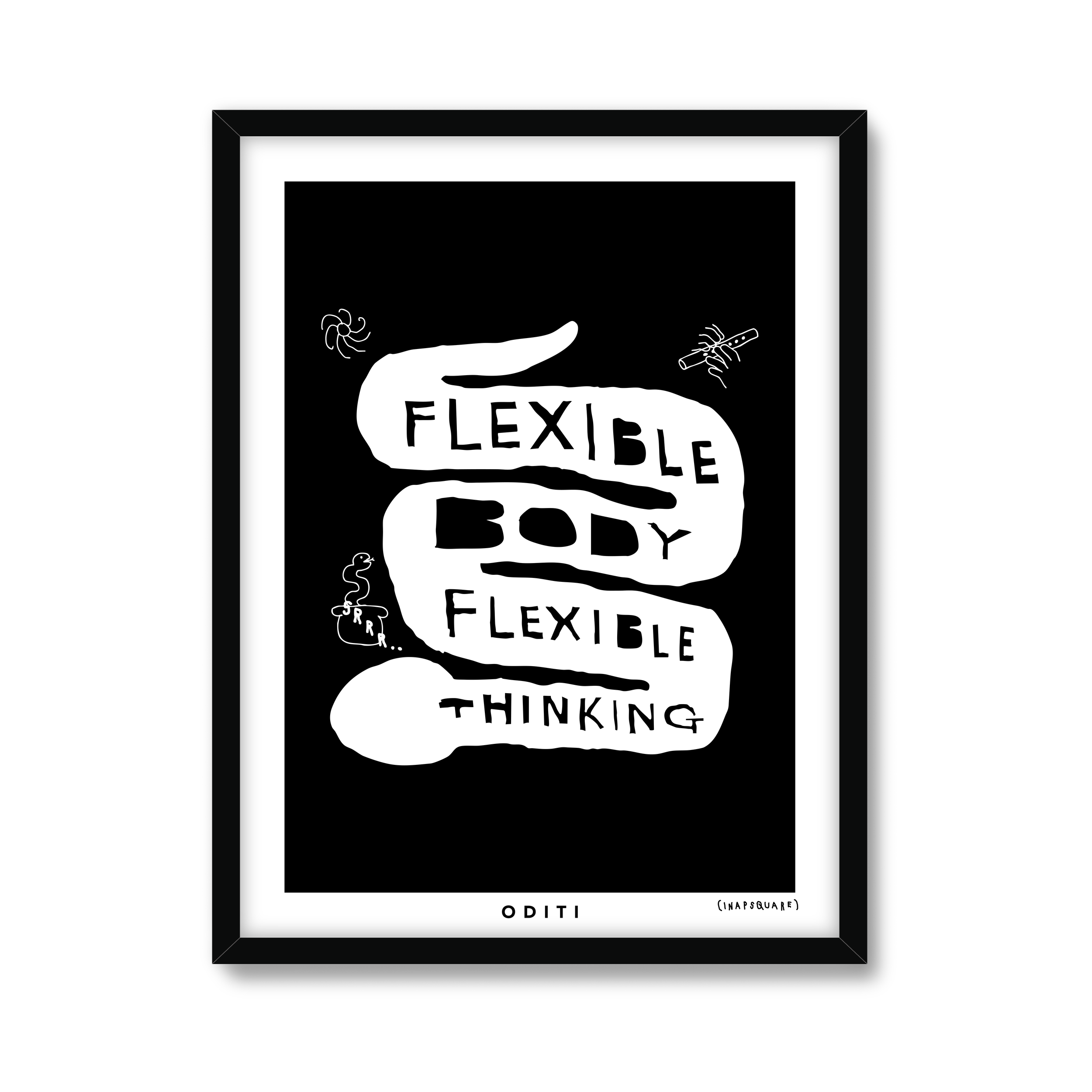 Flexible Body Flexible Thinking (Black)