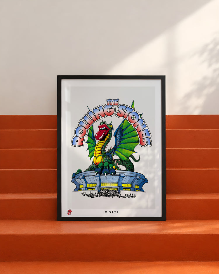 Dragons of Rock — The Rolling Stones Art Print