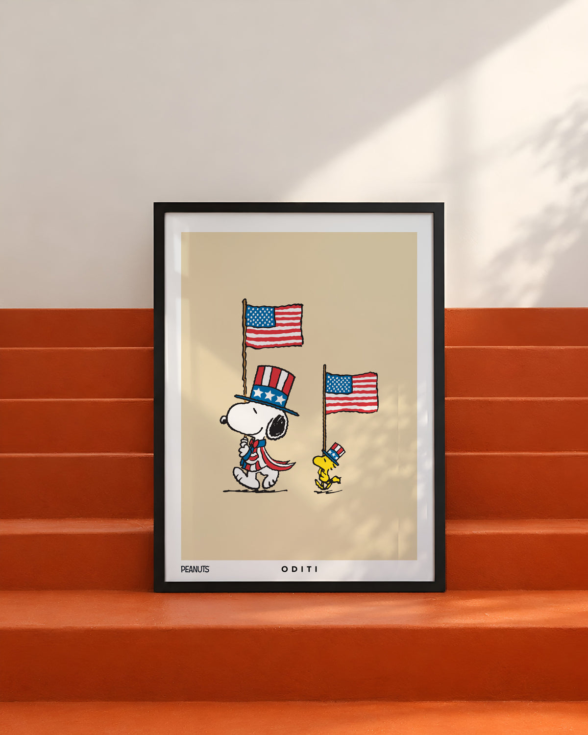 Flag Waving — Peanuts Limited Edition Print