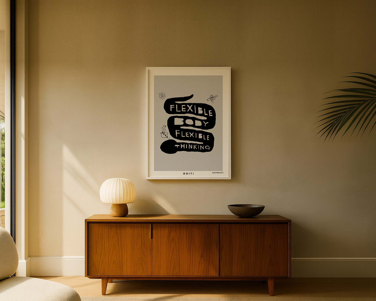 Flexible Body Flexible Thinking (Grey)