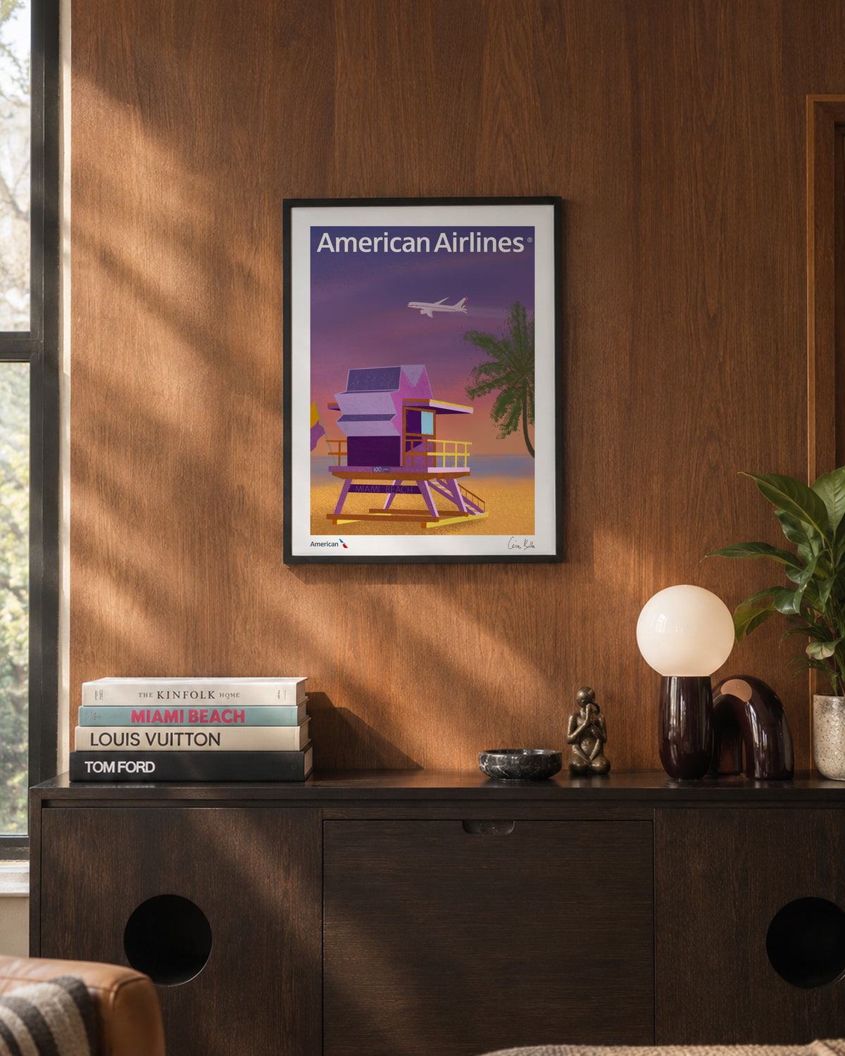 Golden Arrival — American Airlines® Limited Edition Print