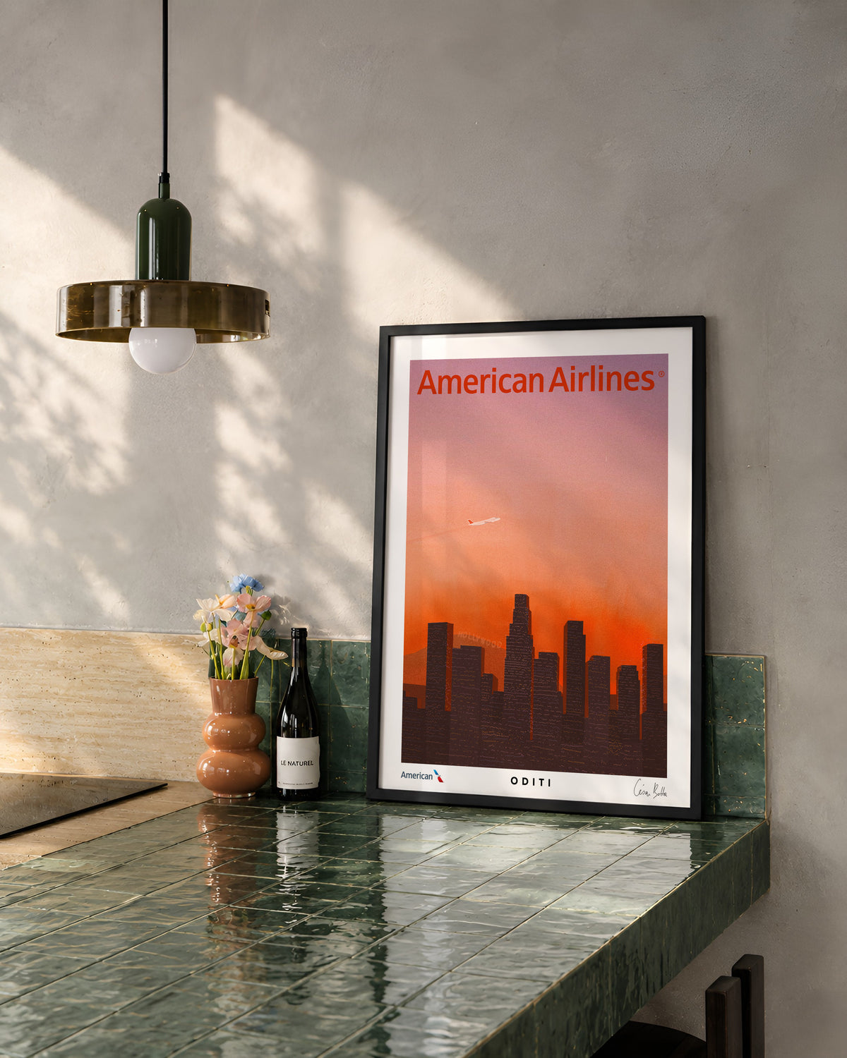 Hollywood Sunset — American Airlines® Limited Edition Print