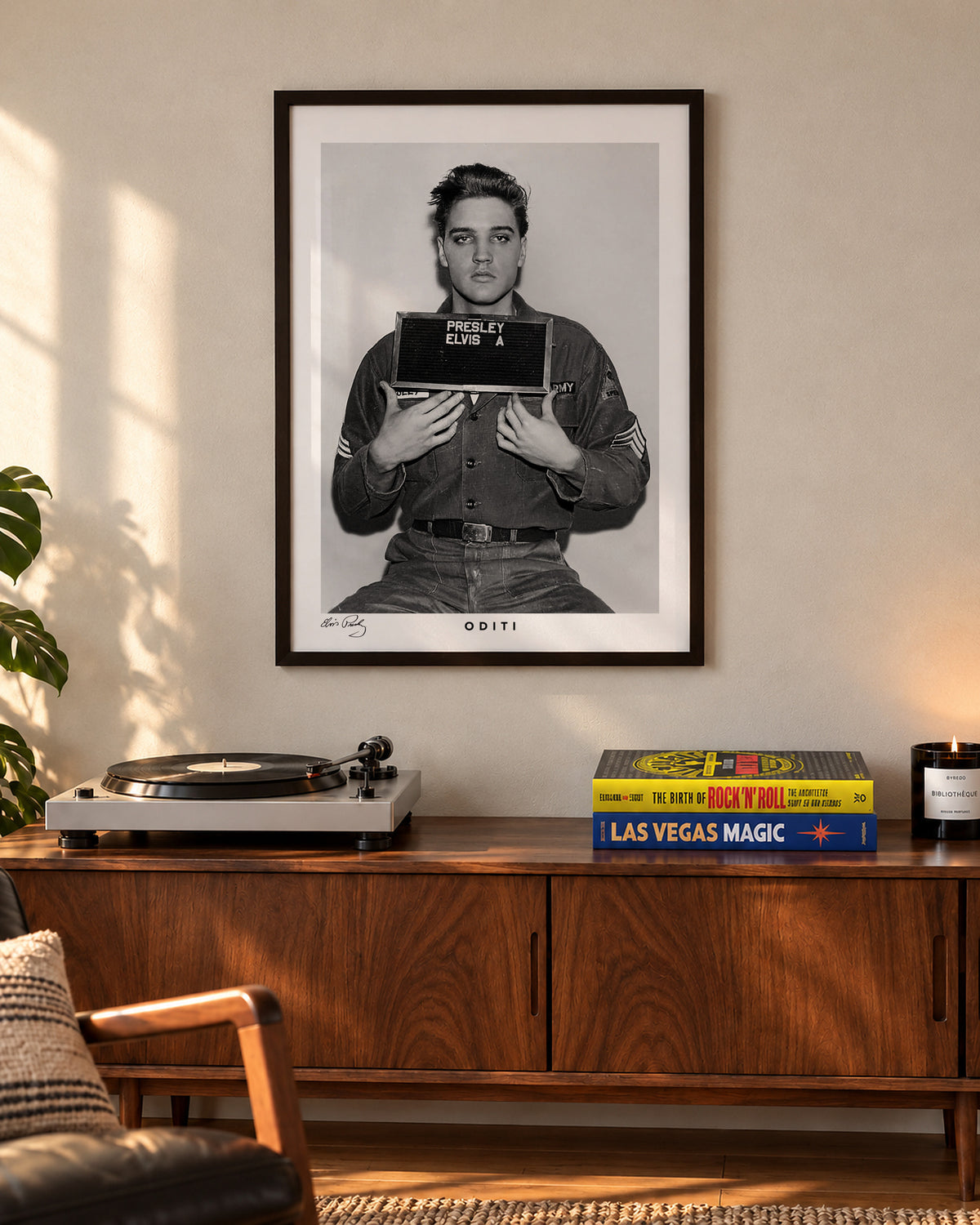 In Service — Elvis Presley Limited Edition Print