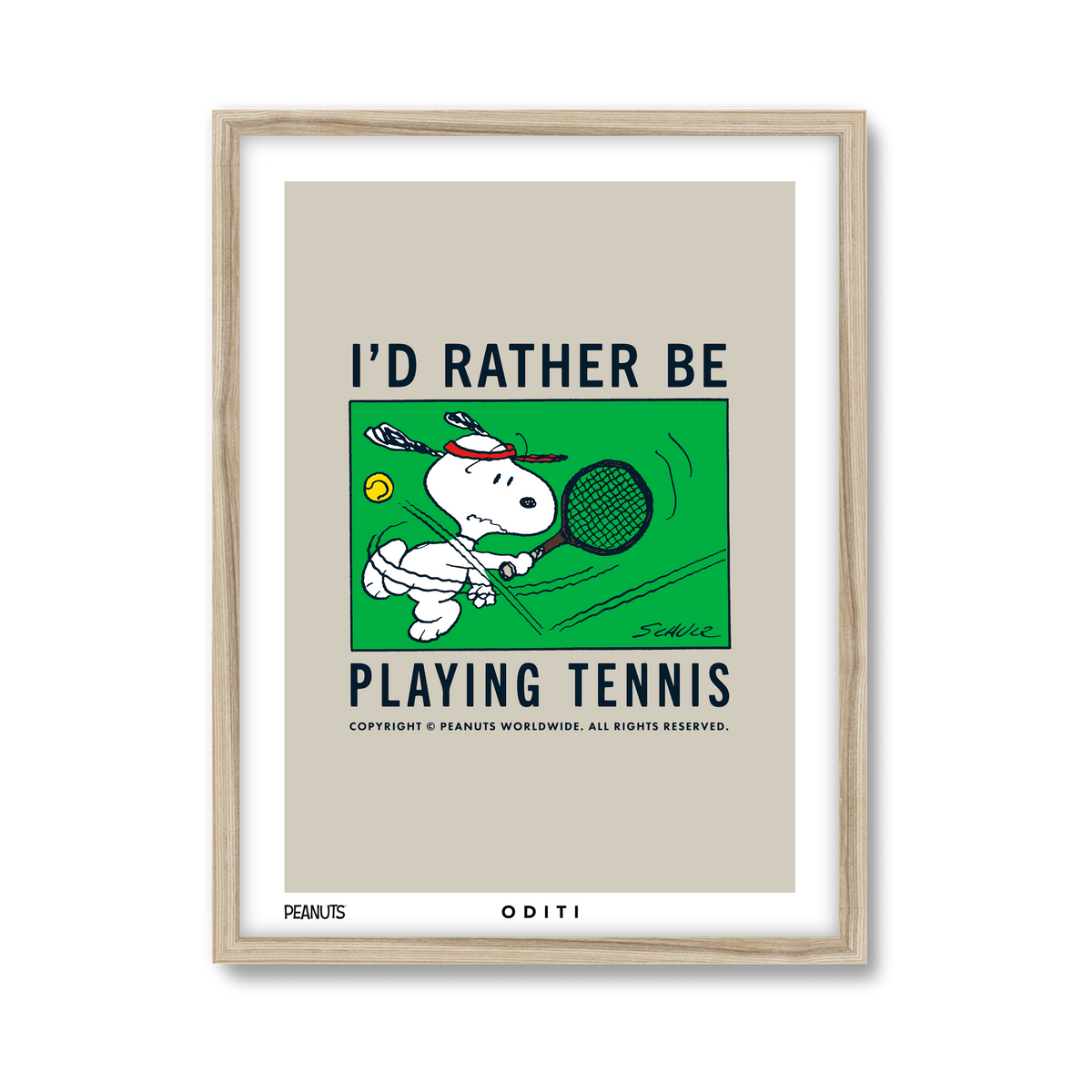 I'd Rather Be Playing Tennis