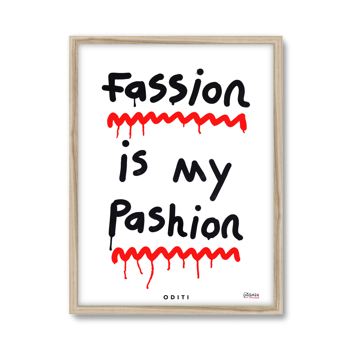 Fassion is my Pashion (White)