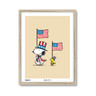 Flag Waving — Peanuts Limited Edition Print
