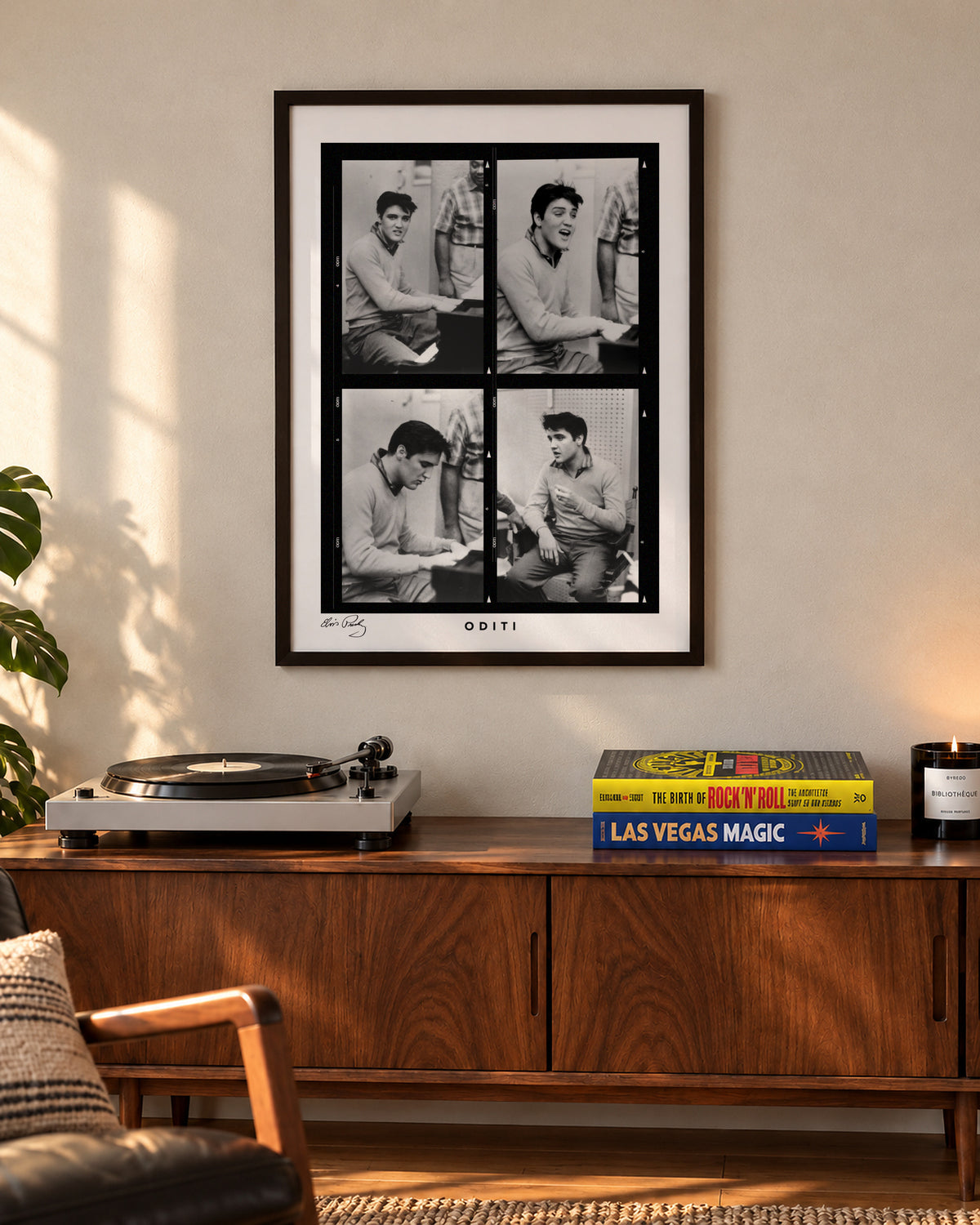 Rehearsing Proof Sheet — Elvis Presley Limited Edition Print
