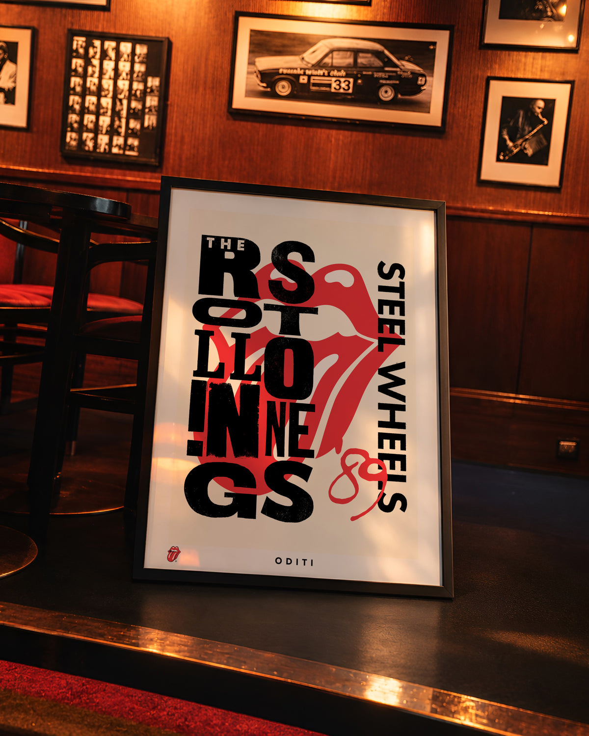 Steel Wheels — The Rolling Stones Art Print