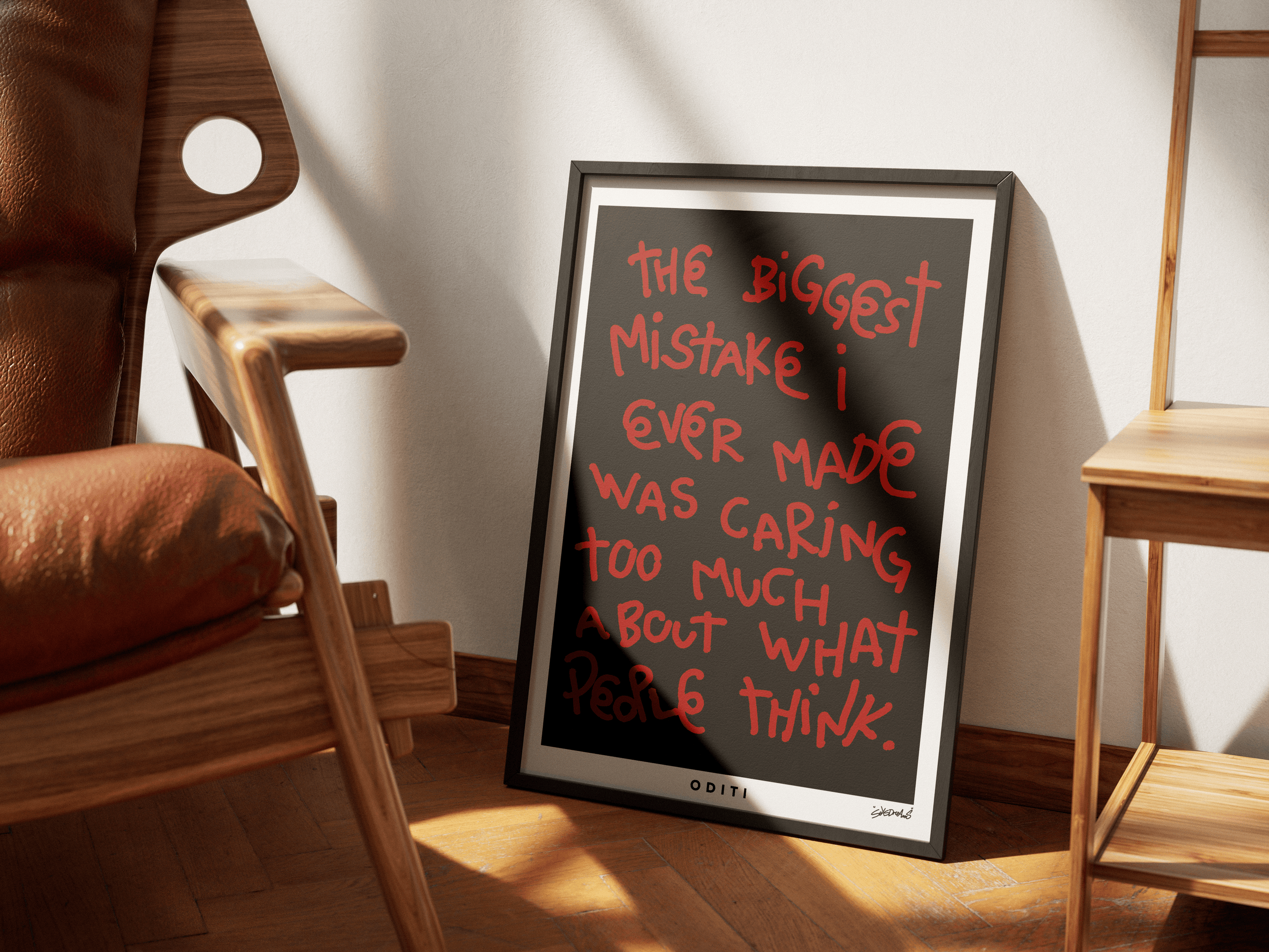 Modern Poetry II (Black)