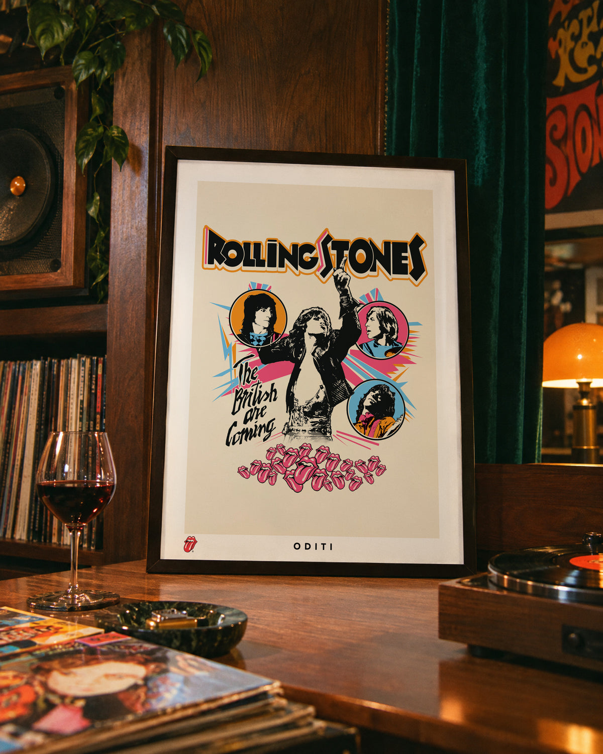The British Are Coming — The Rolling Stones Art Print