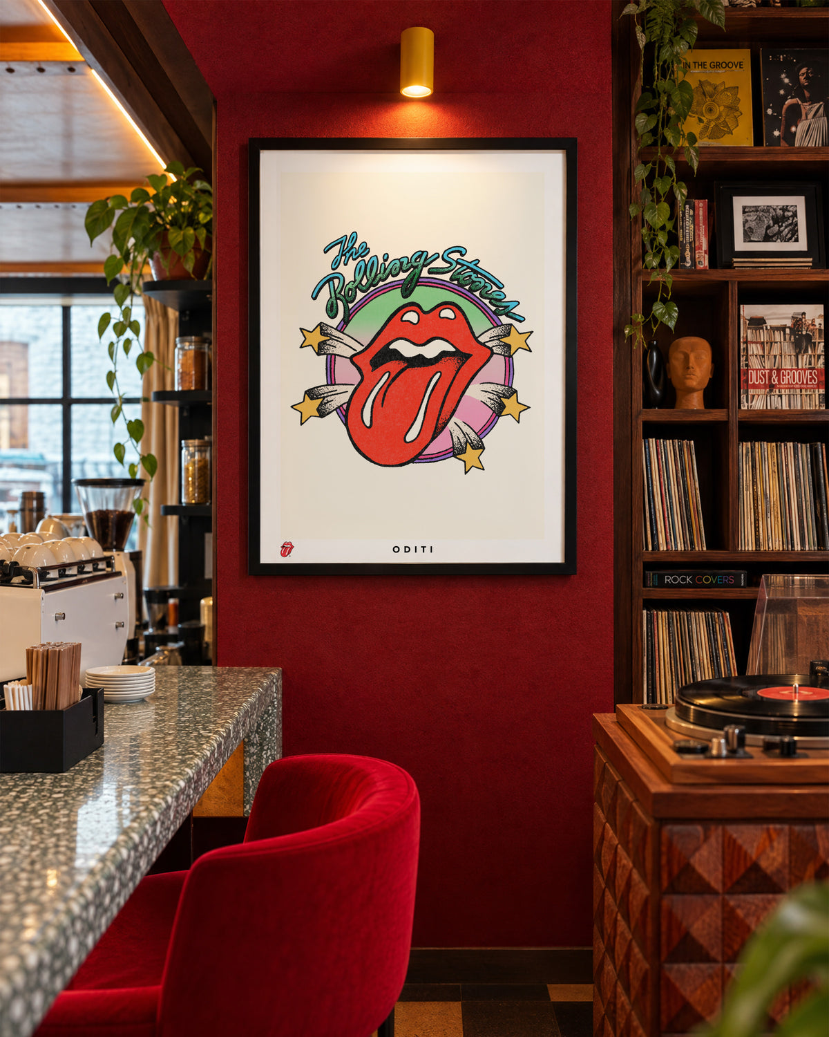 The Tongue (II) — The Rolling Stones Art Print