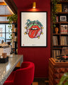 The Tongue (II) — The Rolling Stones Art Print