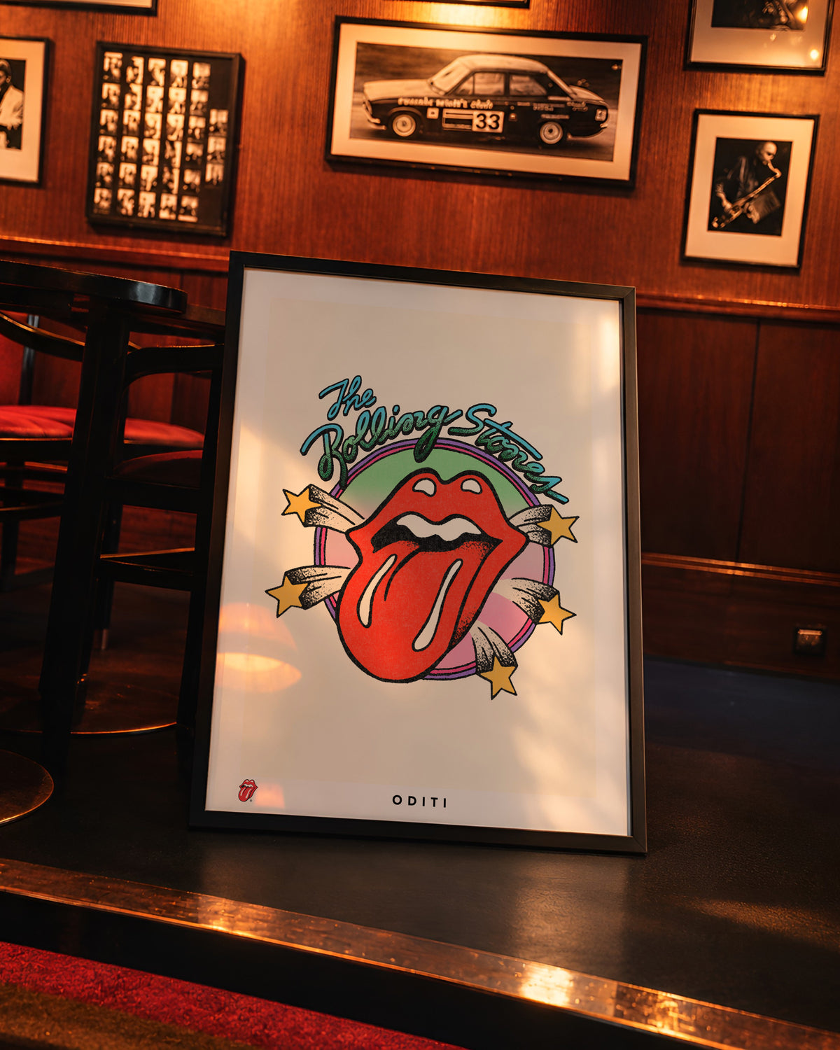 The Tongue (II) — The Rolling Stones Art Print