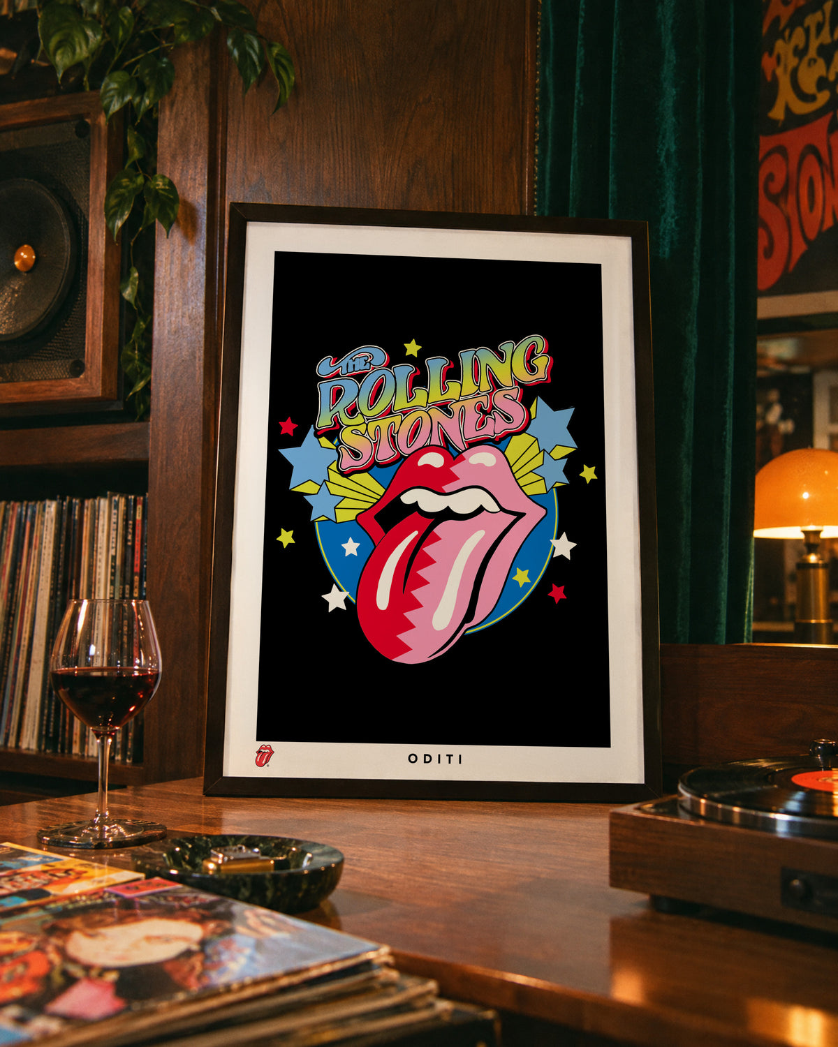 The Tongue (III) — The Rolling Stones Art Print