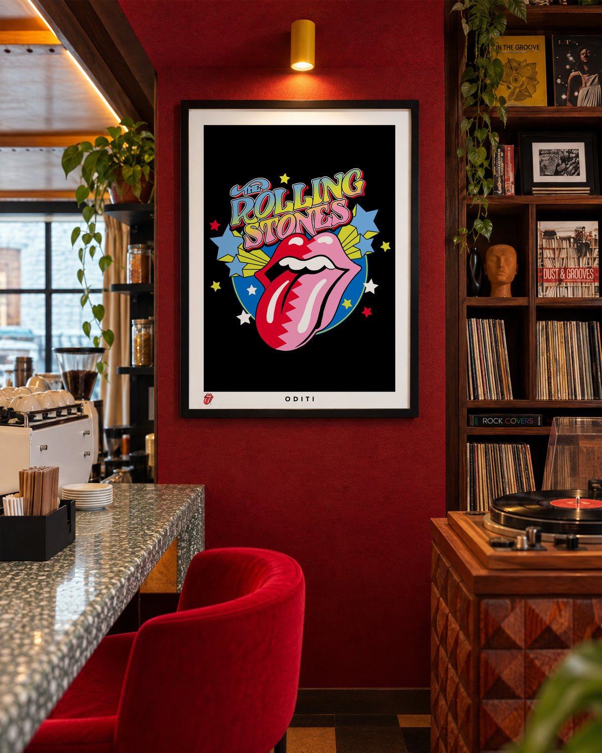 The Tongue (III) — The Rolling Stones Art Print