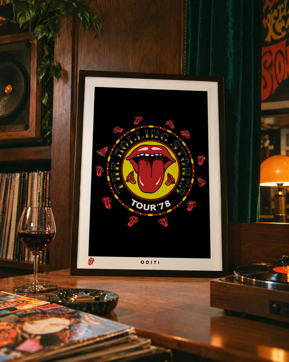 Tour '78 — The Rolling Stones Art Print