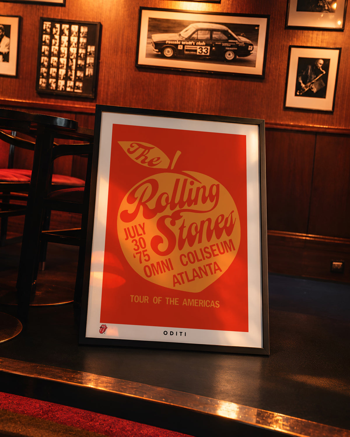 Tour of the Americas — The Rolling Stones Art Print