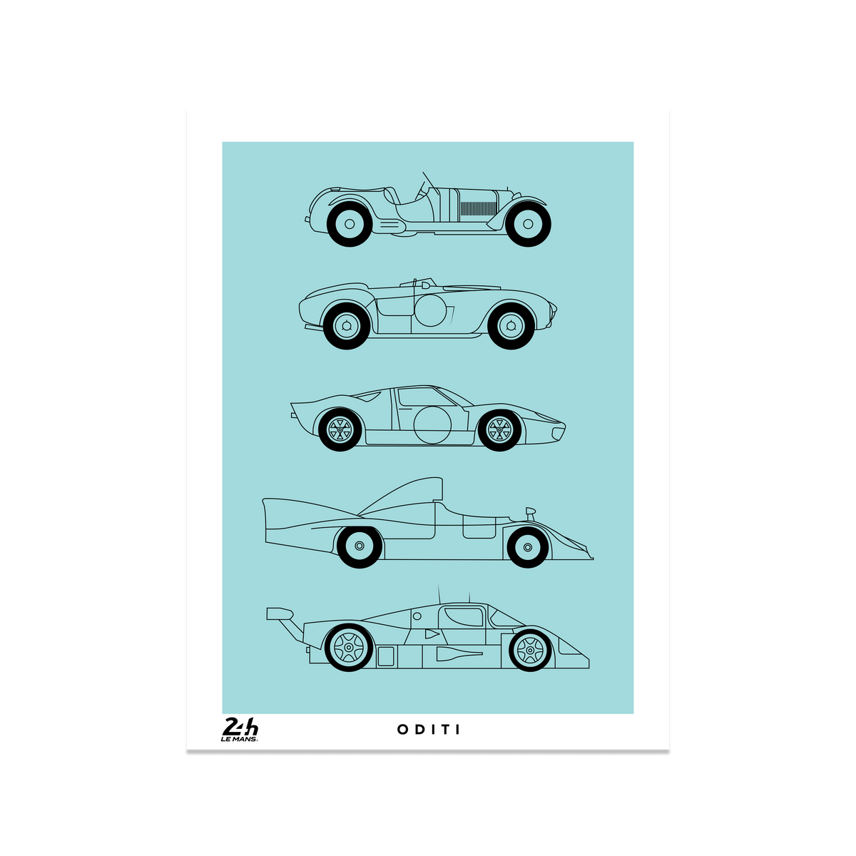 24h Le Mans: Generations (Teal)