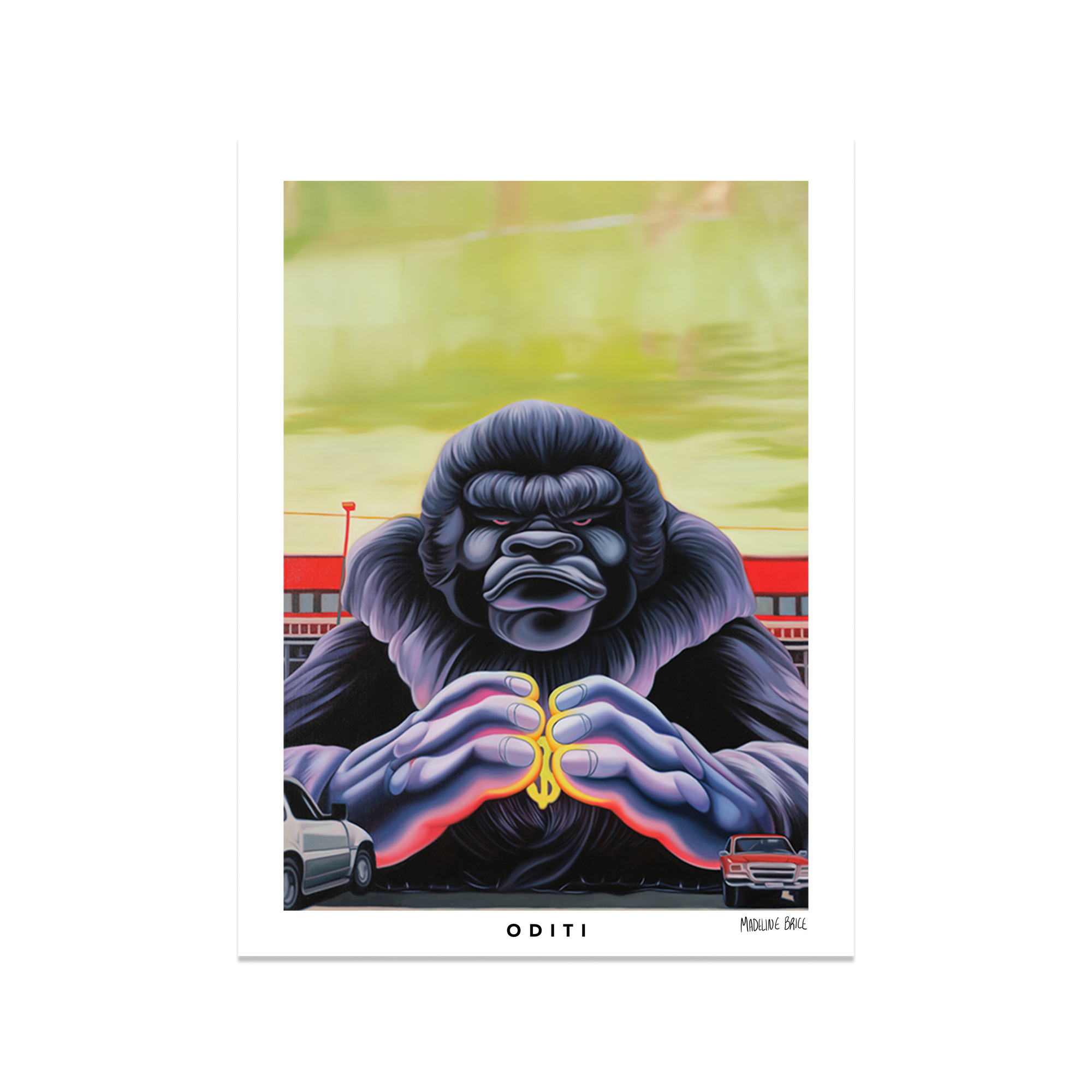 An inflatable gorilla means I will never buy a car there
