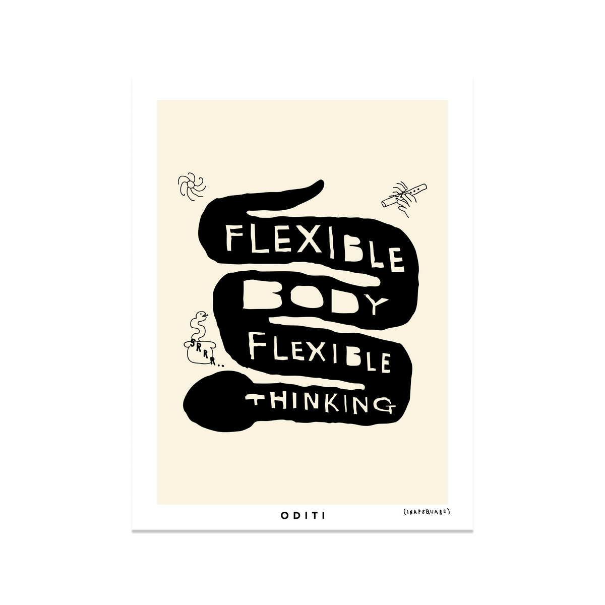 Flexible Body Flexible Thinking (Cream)