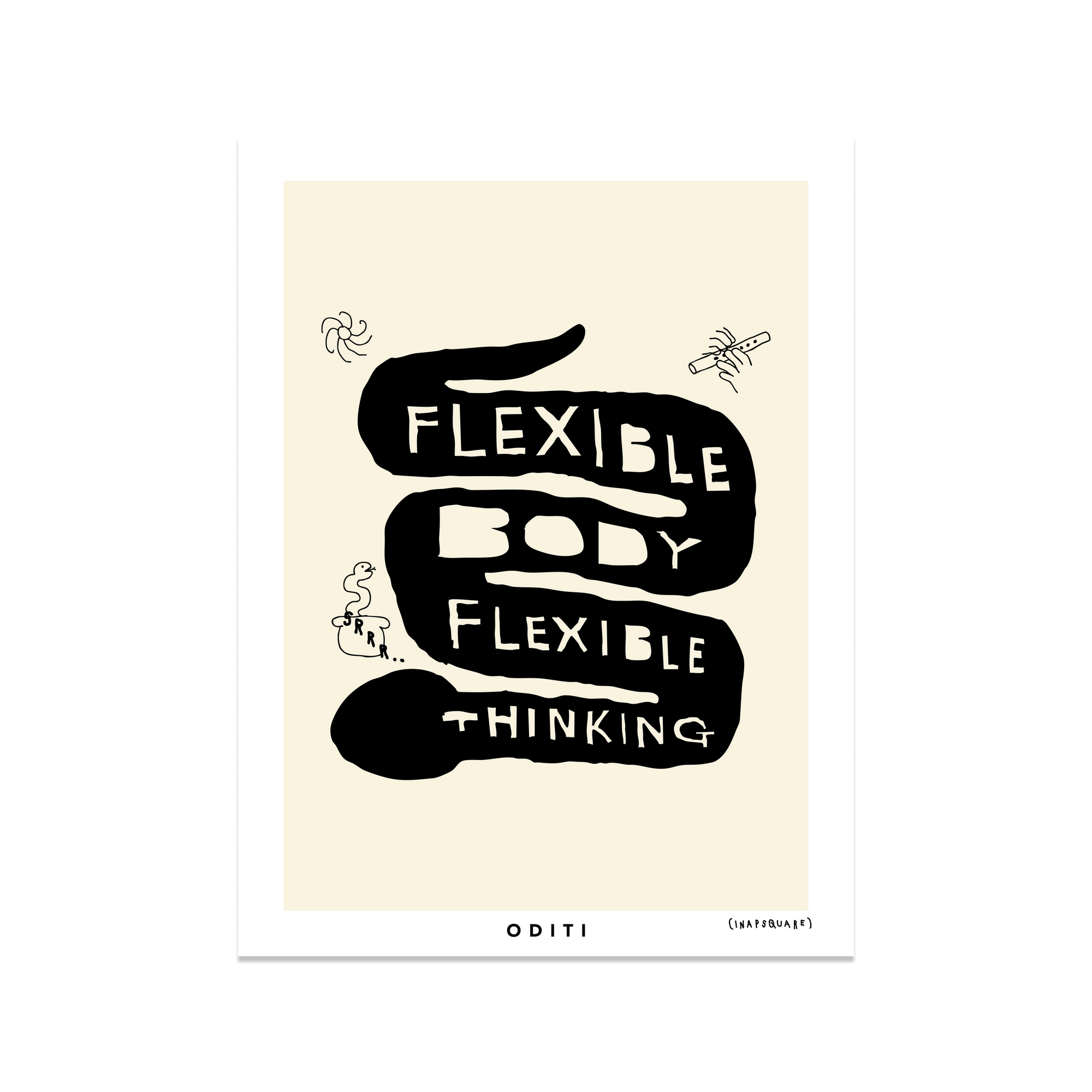 Flexible Body Flexible Thinking (Cream)