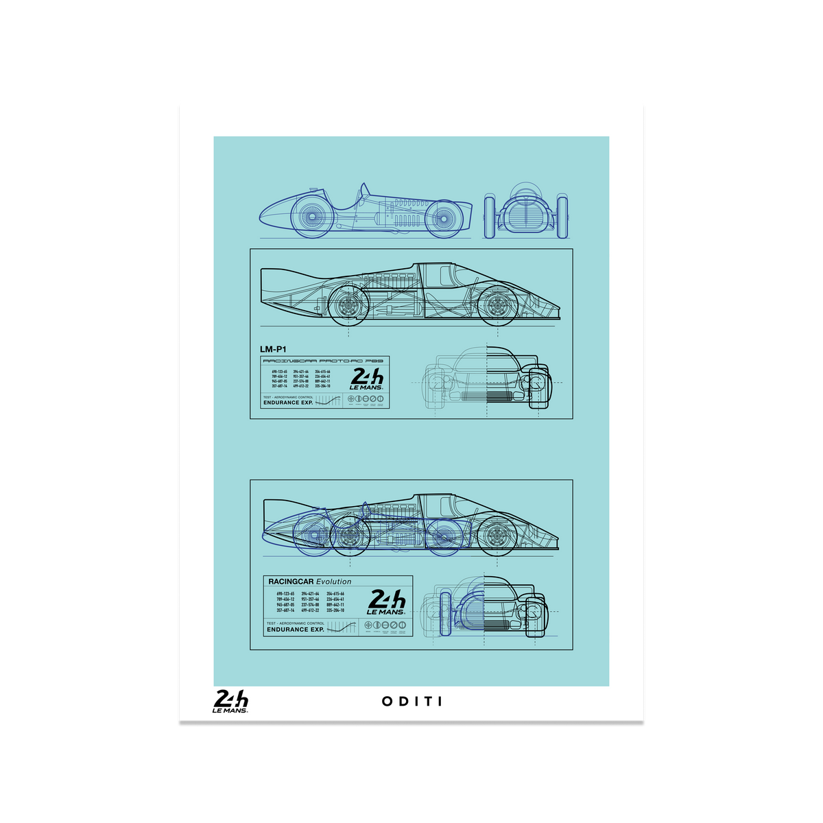 Endurance Blueprint (Teal)