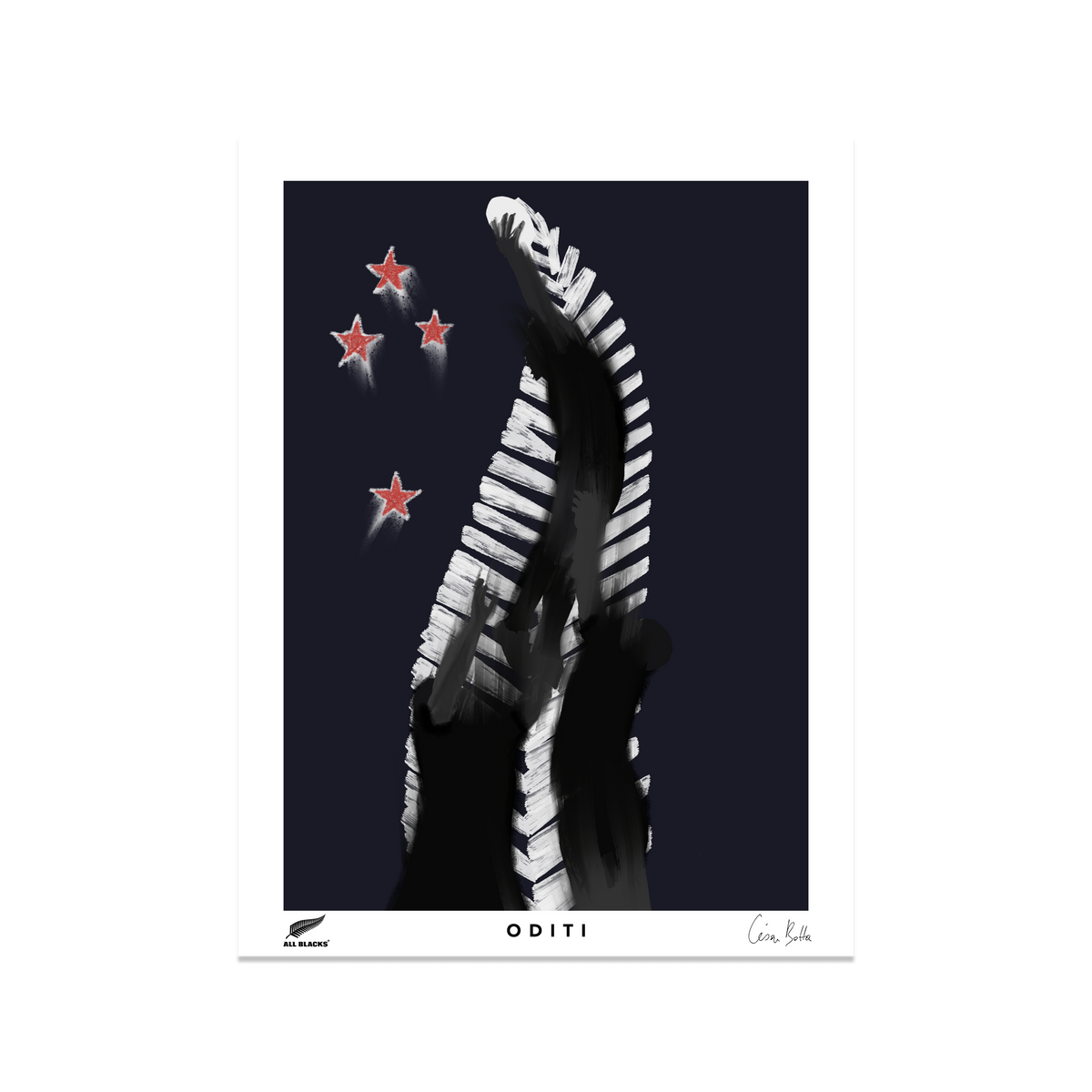 Rising High — All Blacks Limited Edition Print