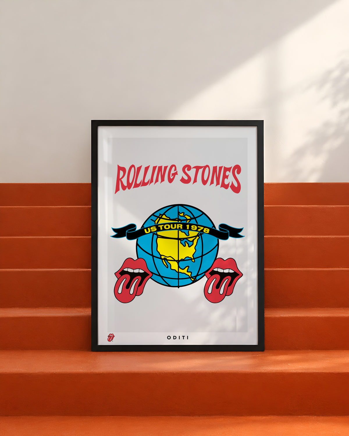 US Tour 1978 — The Rolling Stones Art Print